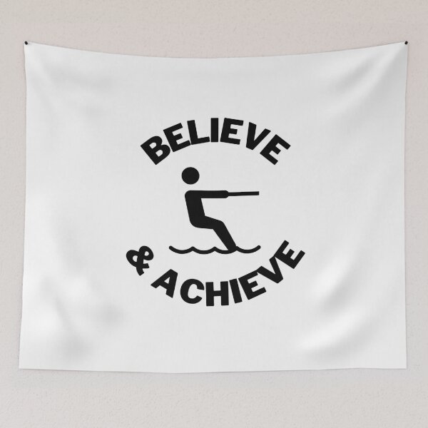 Item preview, Waterskiing: Believe & Achieve designed and sold by TheGreenGoat.