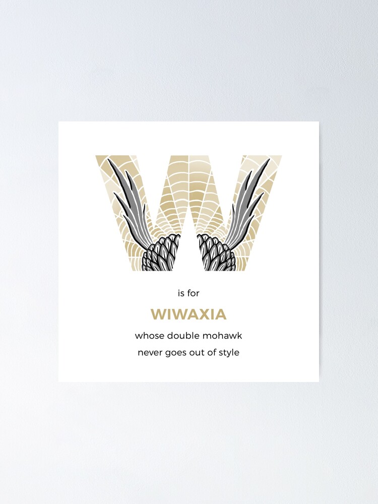 Alternate view of W is for Wiwaxia Poster