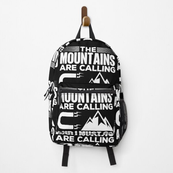Item preview, Mountains Are Calling And I Must Go | Happy Camper designed and sold by GravitiTees.