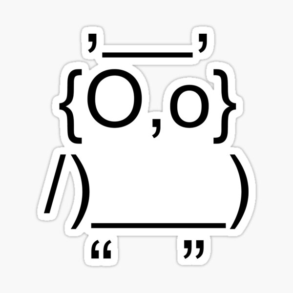 Item preview, Ascii Owl designed and sold by amini54.
