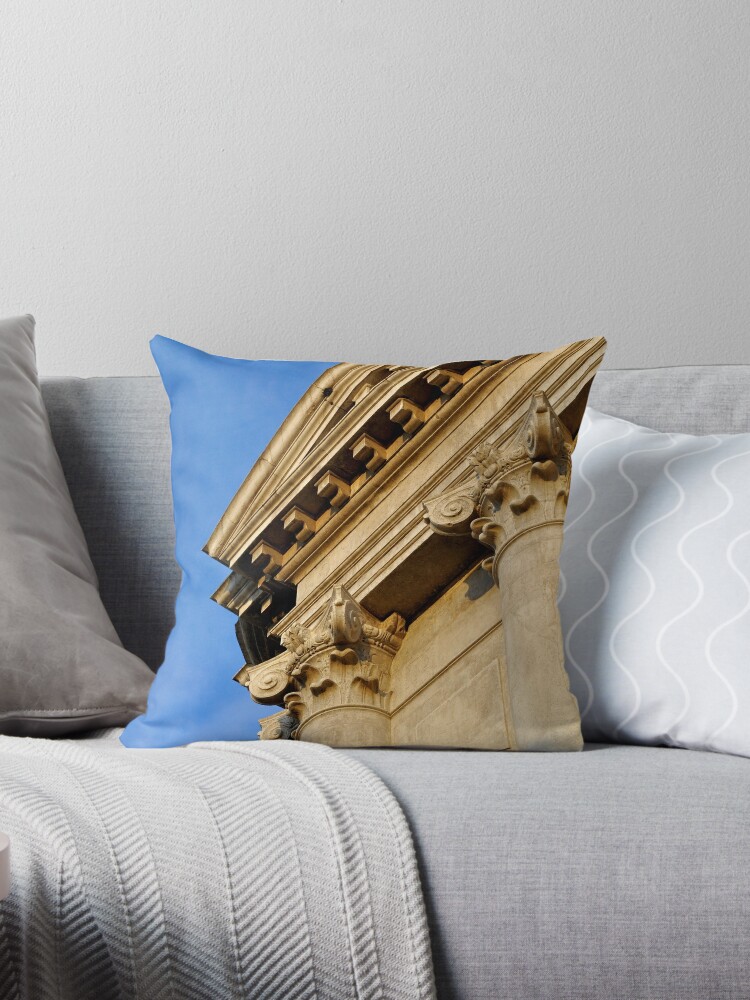 Throw Pillow, A Corner of San Barnaba designed and sold by Tiffany Dryburgh