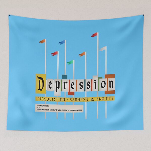 Item preview, Depression Land designed and sold by Art by Morgan Campillo.