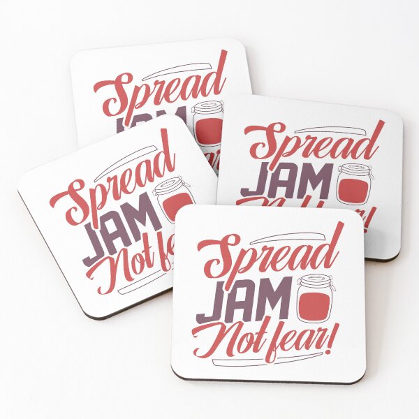 Item preview, Spread Jam Not Fear designed and sold by cherrific.