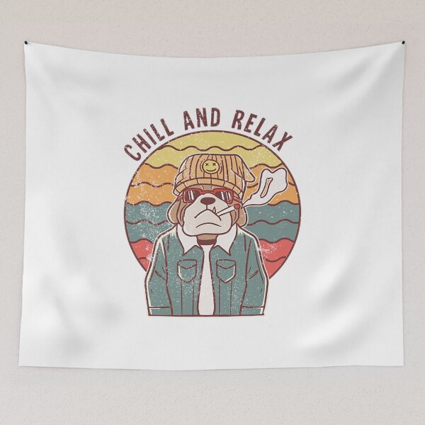 Item preview, chill and relax bulldog designed and sold by wsecon500.