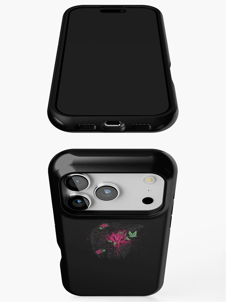 Thumbnail 3 of 4, iPhone Case, Goth Style Roses designed and sold by PrintPress.