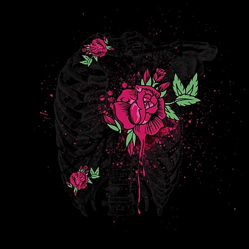 Artwork thumbnail, Goth Style Roses by PrintPress