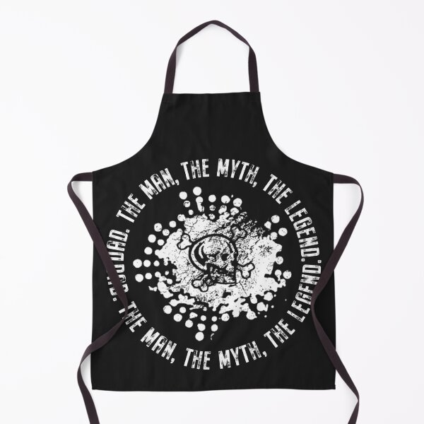 Item preview, Dad The Man The Myth The Legend Skull designed and sold by DesignsofNote.