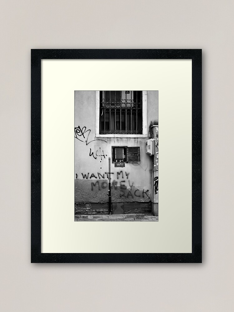 Alternate view of Not Happy! Framed Art Print