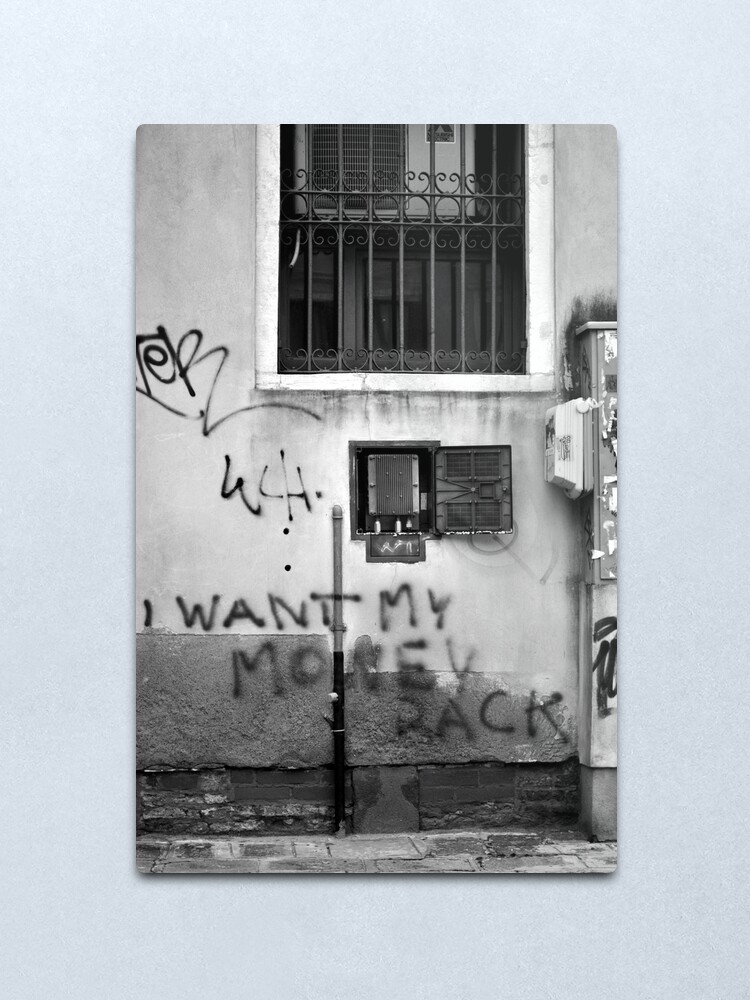 Alternate view of Not Happy! Metal Print