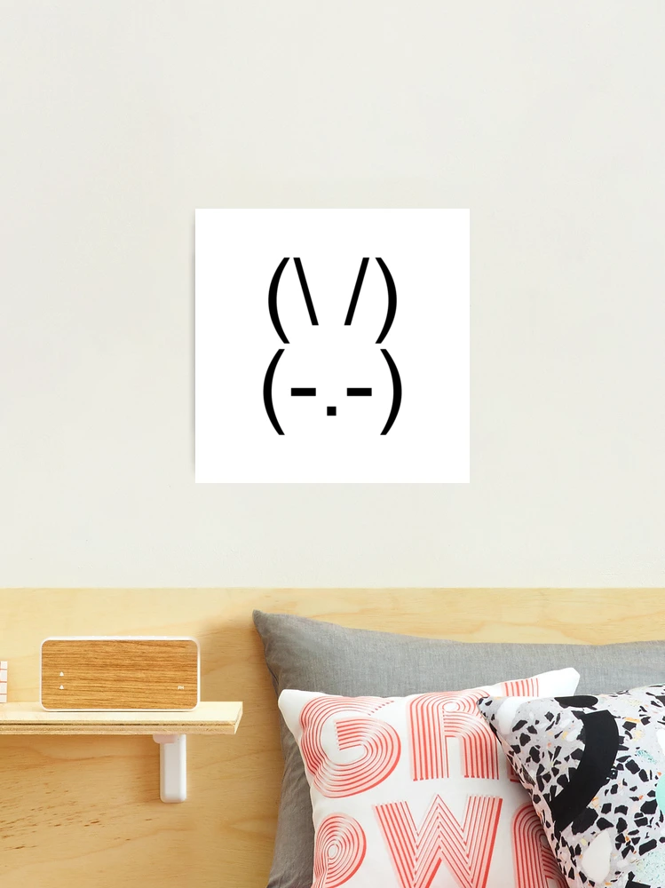 Ascii Bunny Rabbit Face | Sticker