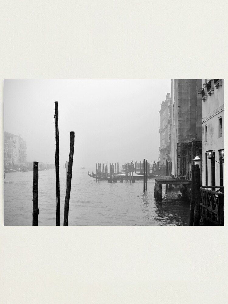 Thumbnail 2 of 3, Photographic Print, A Foggy Day in Venice designed and sold by Tiffany.