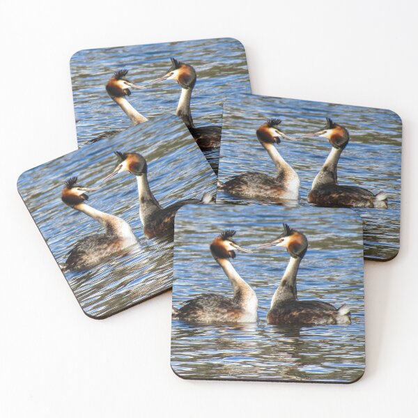 Item preview, Pair of Great Crested Grebe  designed and sold by Joanne Wall.