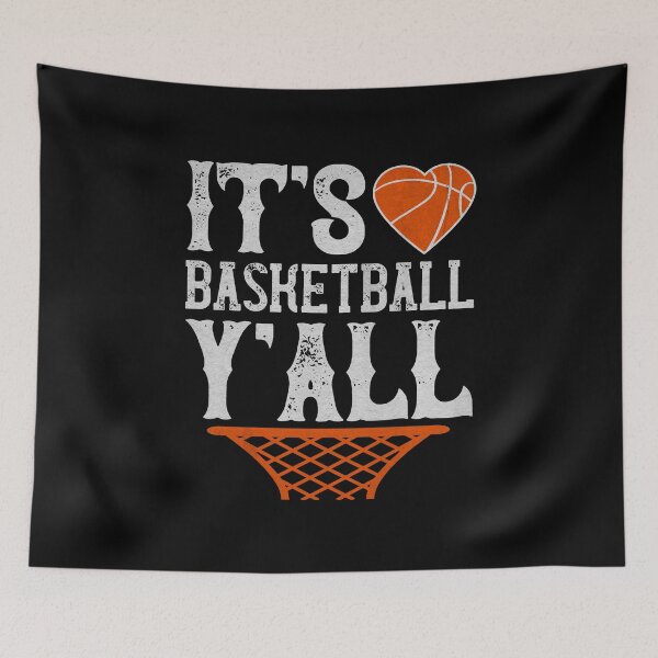 Artikelvorschau, It's Basketball Y'All - Sprüche Geschenk entworfen und verkauft von dm4design.