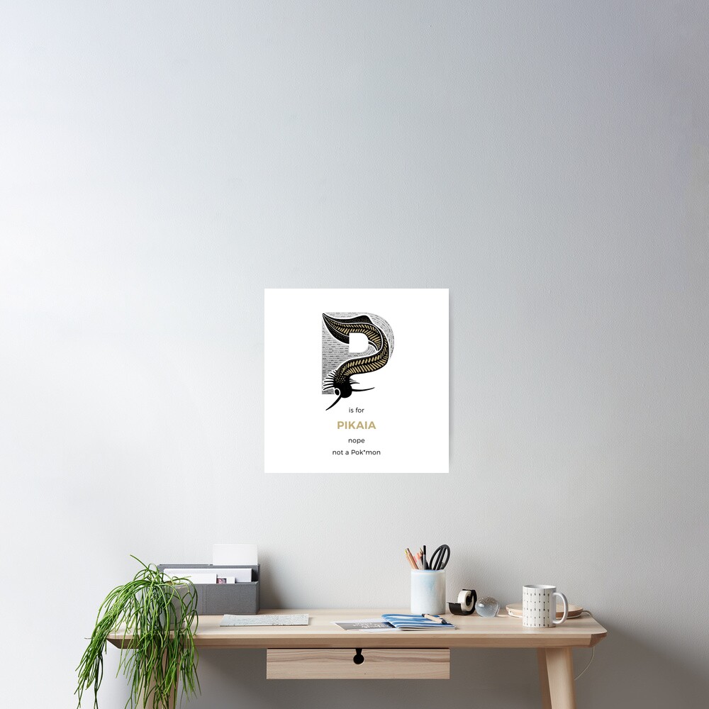 P is for Pikaia Poster