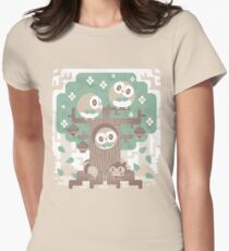Wood Owl Woods Women's Fitted T-Shirt