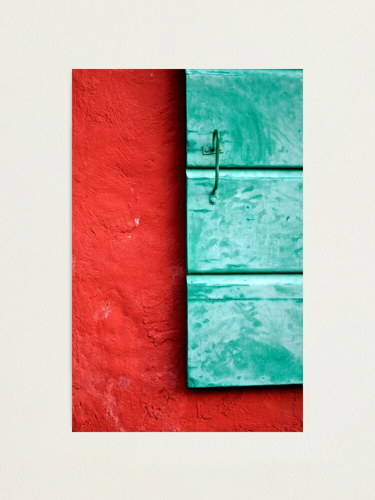 Alternate view of Red & Green Photographic Print