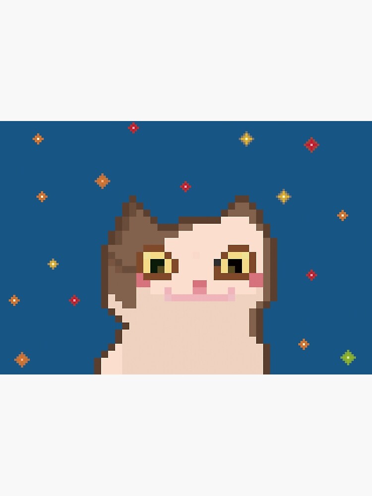 Pop cat pixel art