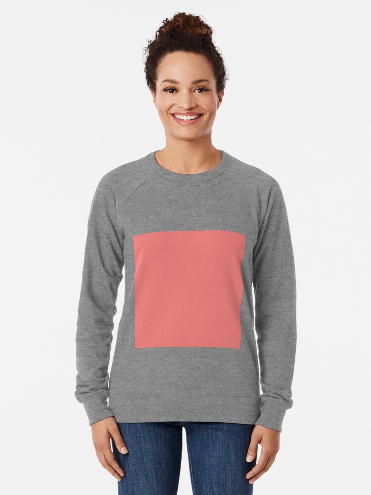 Bright hotsell coral sweatshirt