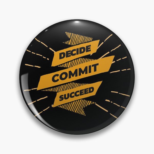 Item preview, Decide, Commit, Succeed designed and sold by YOYOCollection.