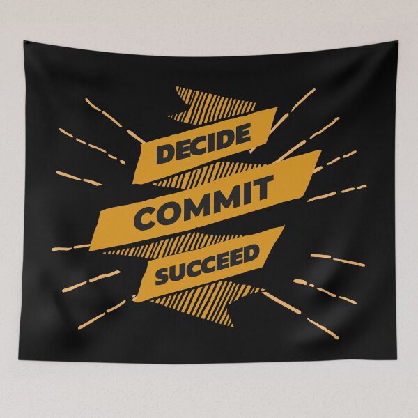 Item preview, Decide, Commit, Succeed designed and sold by YOYOCollection.