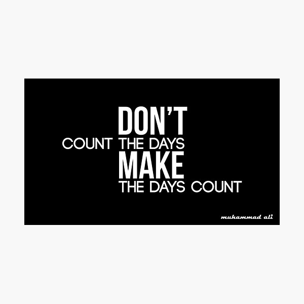Muhammad Ali Quote Photographic Print