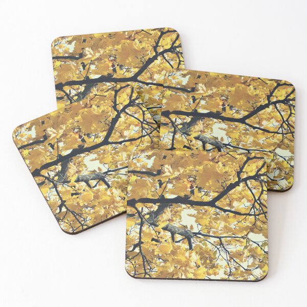 Item preview, Cosy gold autumn maple leaves with instagramlike filter designed and sold by Sharitka.