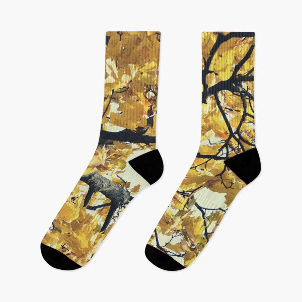Item preview, Cosy gold autumn maple leaves with instagramlike filter designed and sold by Sharitka.