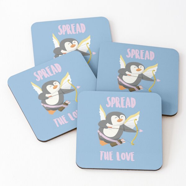 Item preview, Spread the love penguin designed and sold by RobsArtThings.