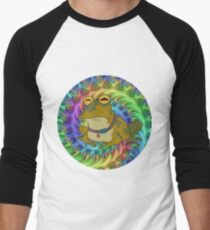 Hypno Toad Trippy Men's Baseball ¾ T-Shirt