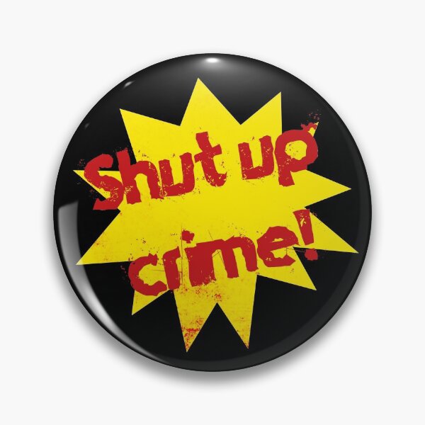 Item preview, Shut up crime! The crimson bolt from Super 2010 designed and sold by MrGekko.