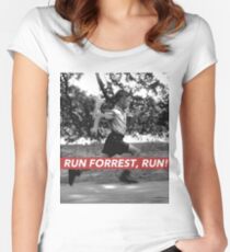 RUN FORREST, RUN! Women's Fitted Scoop T-Shirt