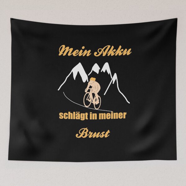 Item preview, Cycling, my battery is beating in my chest designed and sold by Bodino.