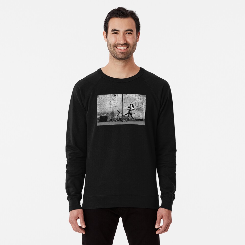 Item preview, Lightweight Sweatshirt designed and sold by WE-ARE-BANKSY.