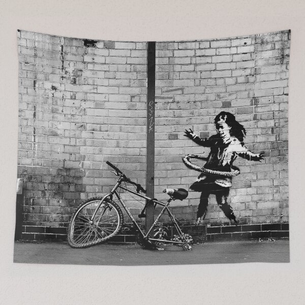 Item preview, Banksy Hula Girl  designed and sold by WE-ARE-BANKSY.