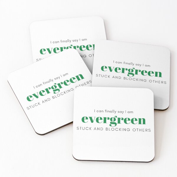 Item preview, Evergreen - stuck and blocking designed and sold by anaderol.