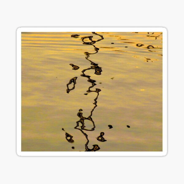 Abstract Line Reflection 00004 Sticker