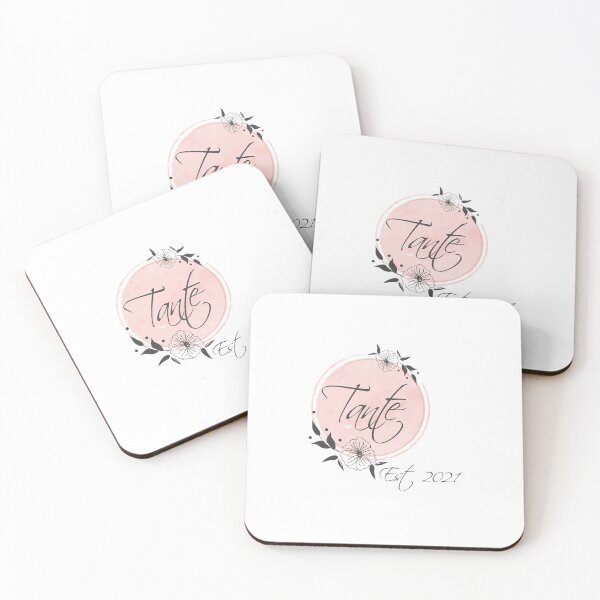 Item preview, Best aunt since 2021 pastel pink vintage gift designed and sold by Blue-Fairy.