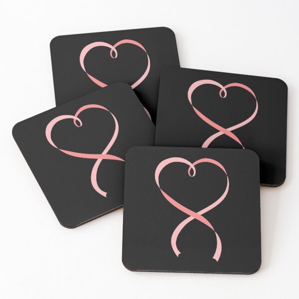 Aperçu de l'œuvre Ruban coeur rose créée et vendue par JSGinfograph.