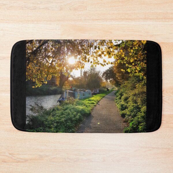 Item preview, Kennet & Avon Canal Towpath with Barges Devizes Wiltshire England designed and sold by KALEIDOSCOPE UK.