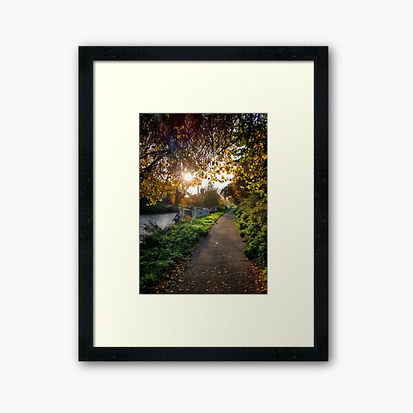 Item preview, Kennet & Avon Canal Towpath with Barges Devizes Wiltshire England designed and sold by KALEIDOSCOPE UK.