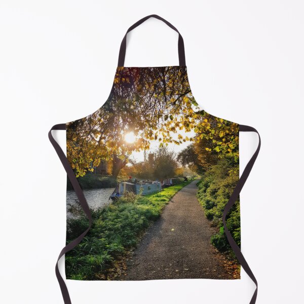 Item preview, Kennet & Avon Canal Towpath with Barges Devizes Wiltshire England designed and sold by KALEIDOSCOPE UK.