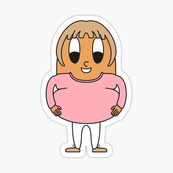 Pregnant-Woman Egg Sticker