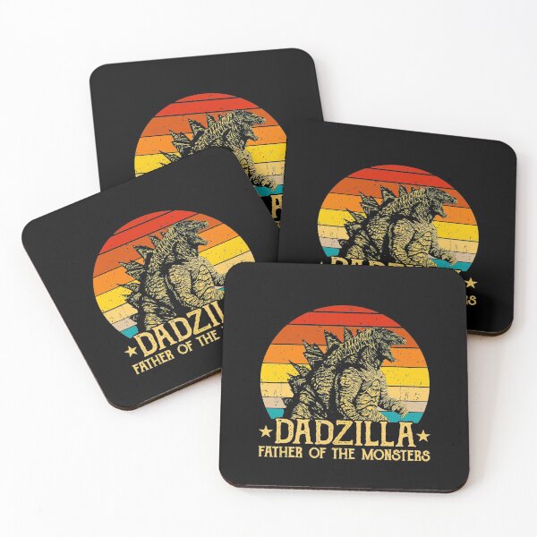 Item preview, Retro Vintage Sunset  Dadzilla Father Of The Monsters  designed and sold by Bosceeday.