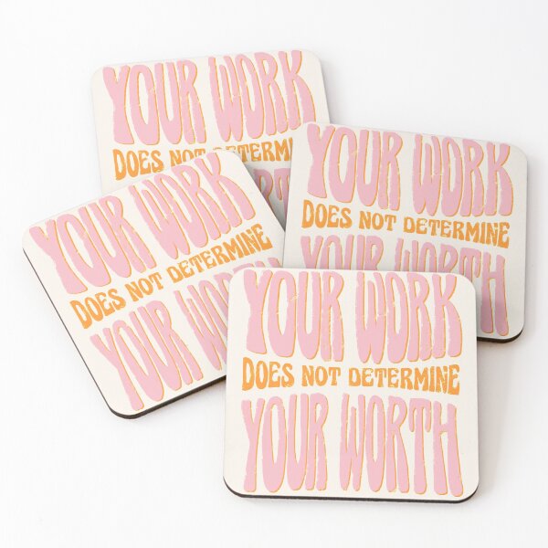 Item preview, your work does not determine your worth designed and sold by prismatic paper co.