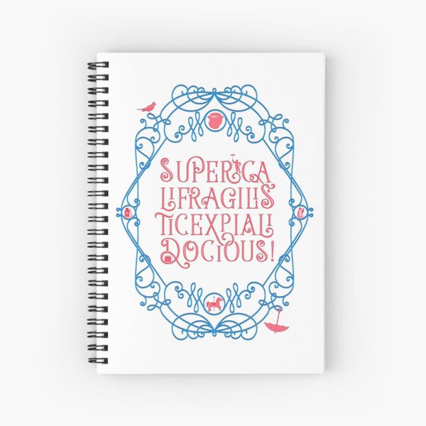 Whimsical Poppins! Spiral Notebook