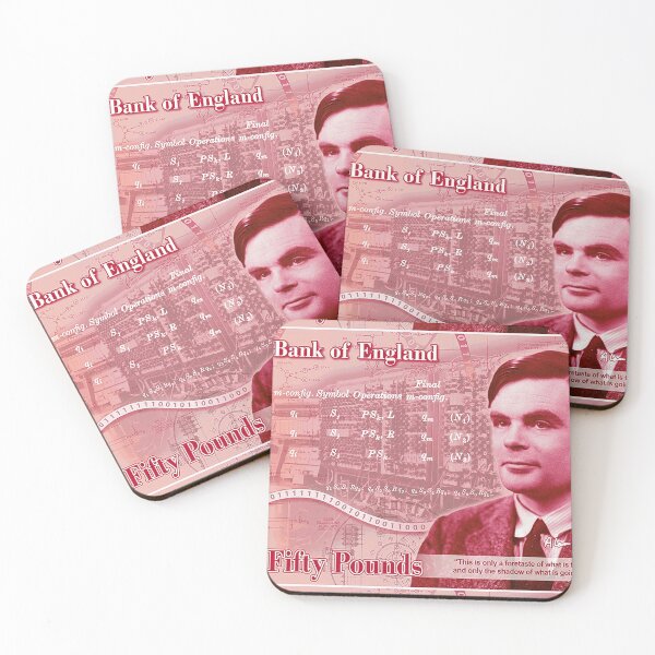 Item preview, Alan Turing 50 Pond Concept Note designed and sold by PosterpartyCo.