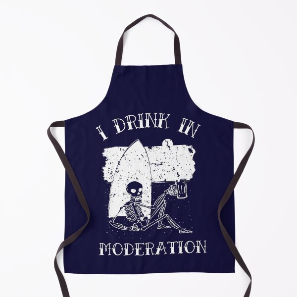 Item preview, I Drink In Moderation funny design designed and sold by BlascoShop.