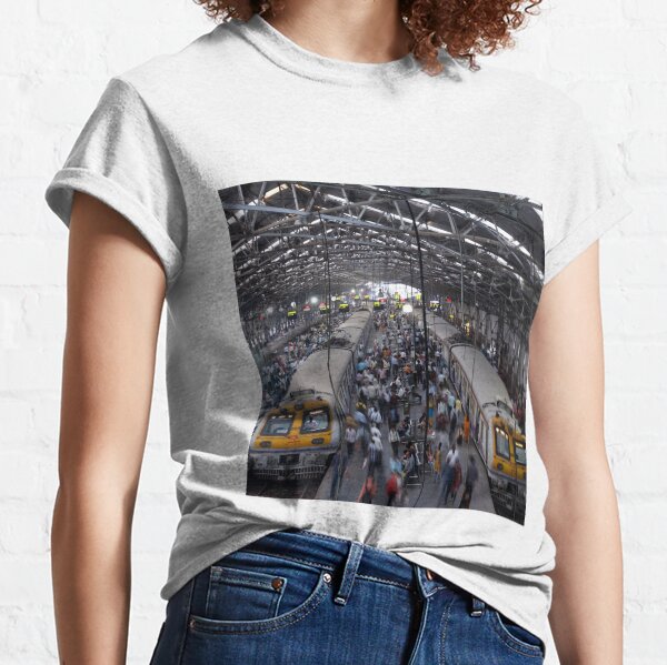 Item preview, Churchgate station crowded view, Mumbai, India, modern art, wall art, print, personalised gifts, custom printed gifts designed and sold by CameraDesign.