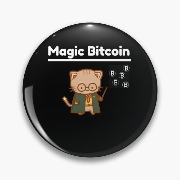Item preview, Cute bitcoin cat with magic wand and school clothes designed and sold by GLwithUs.