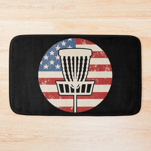 Item preview, American Disc Golfer Flag Patriotic Frisbee Golfing Basket designed and sold by abulfaruque.